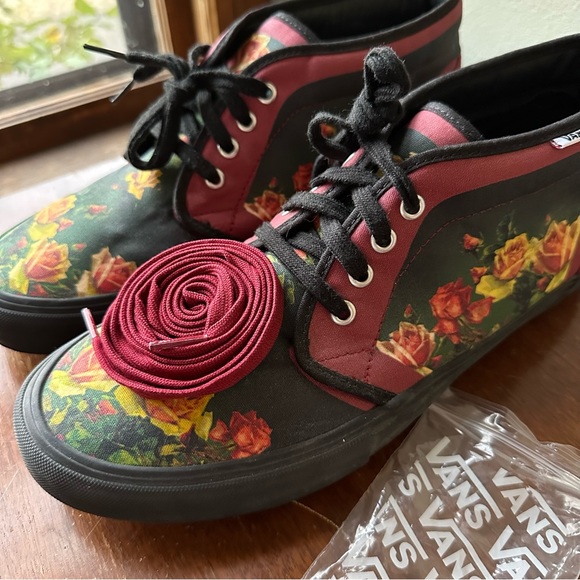 VANS X SUPREME X JEAN PAUL GAULTIER collab Chukka Pro Sneaker Men's 12 red black - Picture 4 of 13